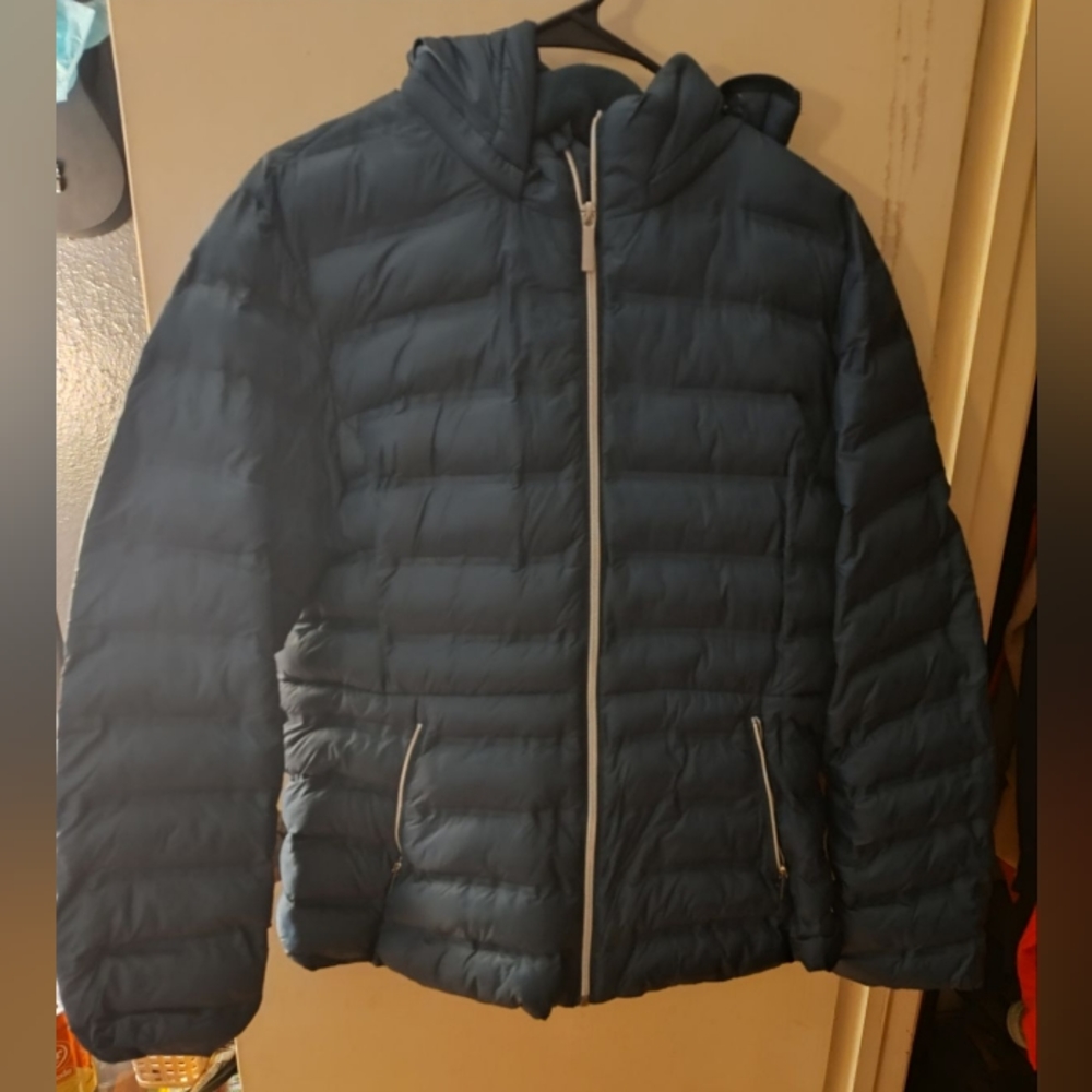 a puffer jacket